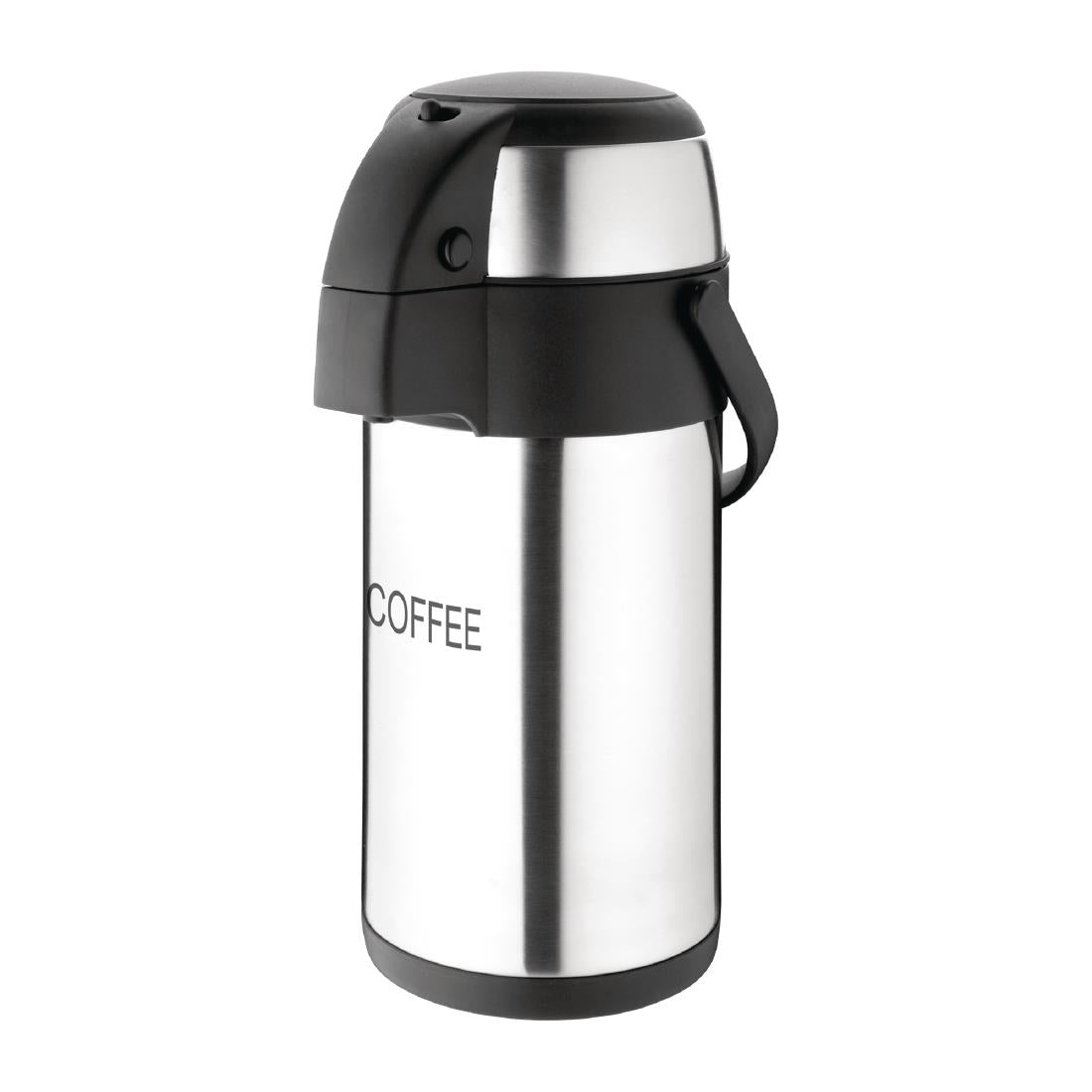 Olympia Pump Action Airpot Etched 'Coffee' 3Ltr - DP128  Olympia   