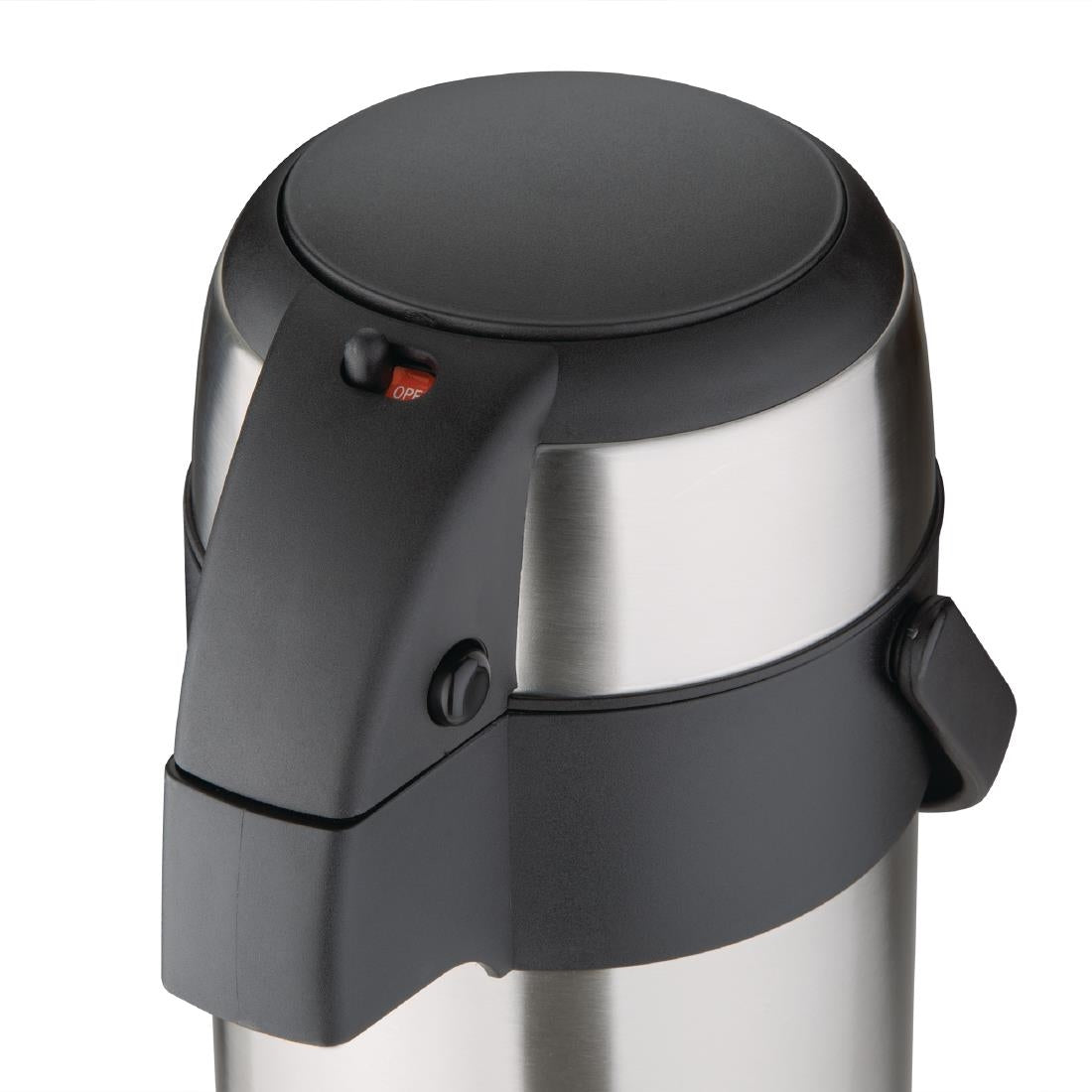 Olympia Pump Action Airpot Etched 'Coffee' 3Ltr - DP128  Olympia   
