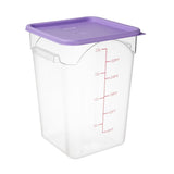 Hygiplas Polycarbonate Square Storage Container 20Ltr - DP130  Hygiplas   