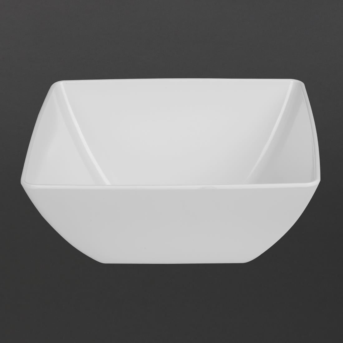 Olympia Kristallon Curved White Melamine Bowl 11" - DP145  Olympia   