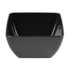 Olympia Kristallon Curved Black Melamine Bowl 8" - DP146  Olympia   
