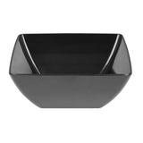 Olympia Kristallon Curved Black Melamine Bowl 11" - DP147  Olympia   