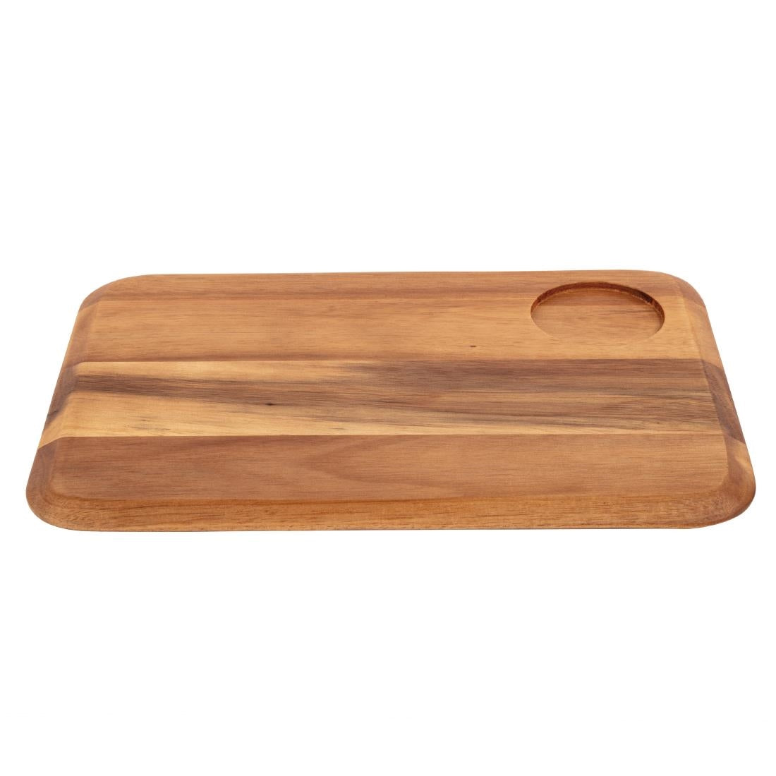 Olympia Rounded Acacia Wooden Serving Board - DP156  Olympia   