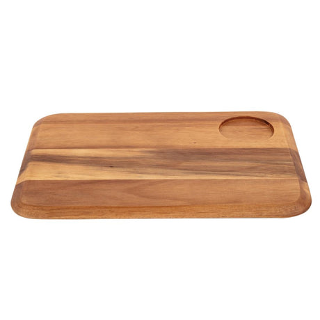 Olympia Rounded Acacia Wooden Serving Board - DP156  Olympia   