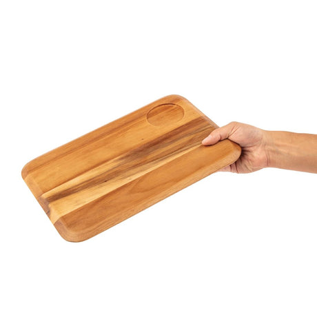 Olympia Rounded Acacia Wooden Serving Board - DP156  Olympia   