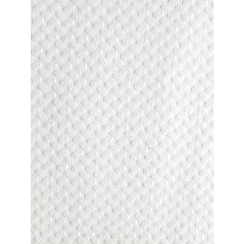 Paper Table Cover Glossy White (Pack of 400) - CD724 Banquet Rolls & Slip Covers Cogir   