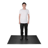 Jantex Rubber Anti Fatigue Anti Slip Floor Safety Mat Black 1500 x 900mm - DP206  Jantex   
