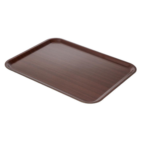 Cambro Capri Laminate Canteen Tray Mahogany 430mm - DP210  Cambro   