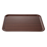Cambro Capri Laminate Canteen Tray Mahogany 430mm - DP210  Cambro   