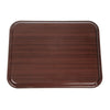 Cambro Capri Laminate Canteen Tray Mahogany 430mm - DP210  Cambro   