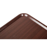 Cambro Capri Laminate Canteen Tray Mahogany 430mm - DP210  Cambro   