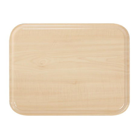 Cambro Capri Laminate Canteen Tray Birch 430mm - DP212  Cambro   