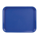 Olympia Kristallon Polypropylene Fast Food Tray Blue Small 345mm - DP215  Olympia   