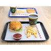 Olympia Kristallon Polypropylene Fast Food Tray Black Small 345mm - DP216  Olympia   
