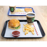 Olympia Kristallon Polypropylene Fast Food Tray Black Small 345mm - DP216  Olympia   