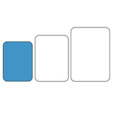 Olympia Kristallon Polypropylene Fast Food Tray Blue Small 345mm - DP215  Olympia   