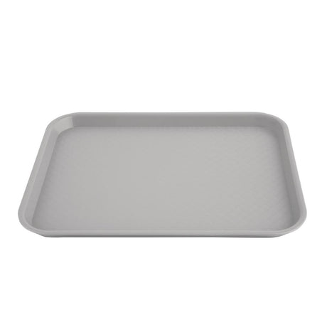 Olympia Kristallon Polypropylene Fast Food Tray Grey Small 345mm - DP217  Olympia   