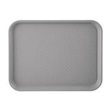 Olympia Kristallon Polypropylene Fast Food Tray Grey Small 345mm - DP217  Olympia   