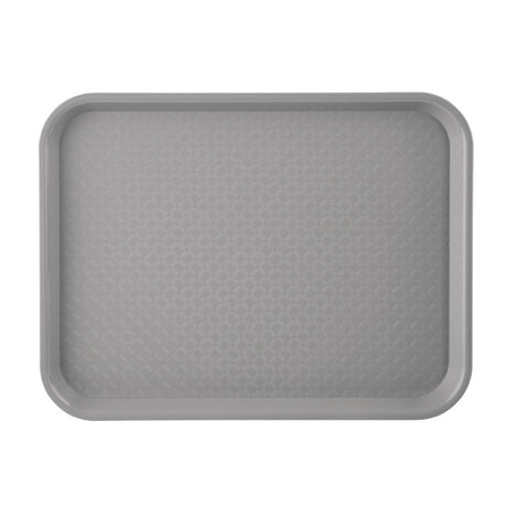 Olympia Kristallon Polypropylene Fast Food Tray Grey Small 345mm - DP217  Olympia   