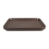Olympia Kristallon Small Polypropylene Fast Food Tray Brown 345mm - DP218  Olympia   