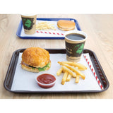 Olympia Kristallon Small Polypropylene Fast Food Tray Brown 345mm - DP218  Olympia   
