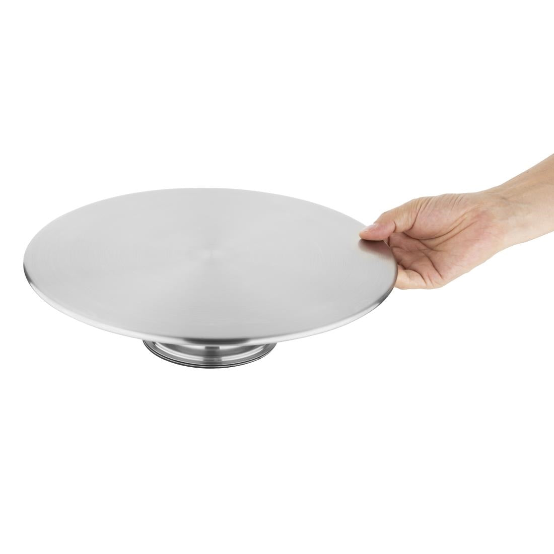 Vogue St/St Rotating Cake Stand 30cm - DP238  Vogue   