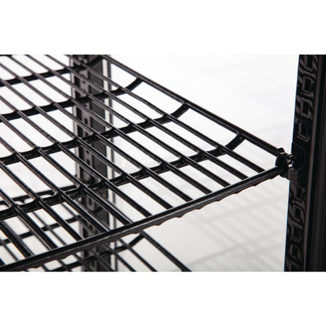 Polar C-Series Energy Efficient Curved Door Display Fridge Black 235Ltr - CX573  Polar   