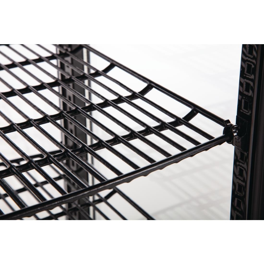 Polar C-Series Energy Efficient Curved Door Display Fridge Black 86Ltr - CX574  Polar   