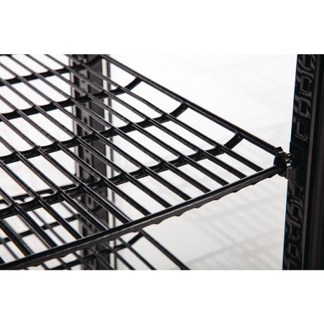 Polar C-Series Energy Efficient Curved Door Display Fridge Black 86Ltr - CX574  Polar   