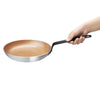 Vogue Aluminium Non-Stick Ceramic Coated Frying Pan 24cm - DP484  Vogue   