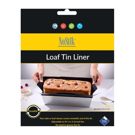 NoStik Reusable Multi-Size Loaf Tin Liner 1-2lb - DP537  No Stik   