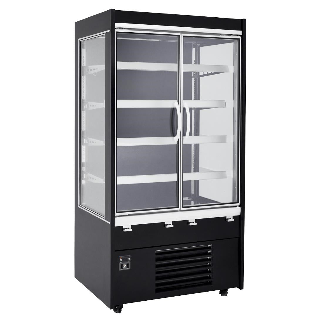 Victor Maxiline 900mm Standard Depth Multideck With Doors MAXI090-VD-MT-G-GY - DP591 Refrigerated Merchandisers Victor