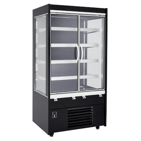Victor Maxiline 900mm Standard Depth Multideck With Doors MAXI090-VD-MT-G-GY - DP591 Refrigerated Merchandisers Victor