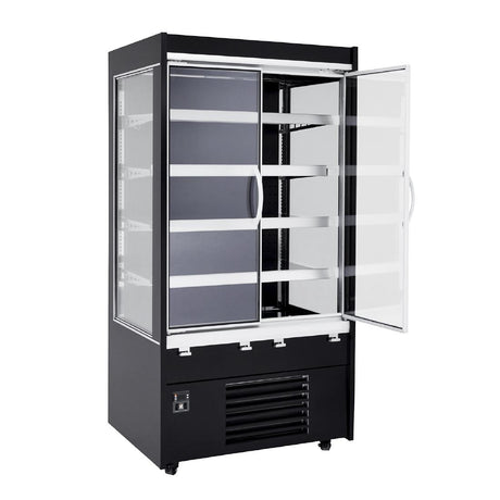 Victor Maxiline 1200mm Standard Depth Multideck With Doors MAXI120-VD-MT-G-GY - DP592 Refrigerated Merchandisers Victor