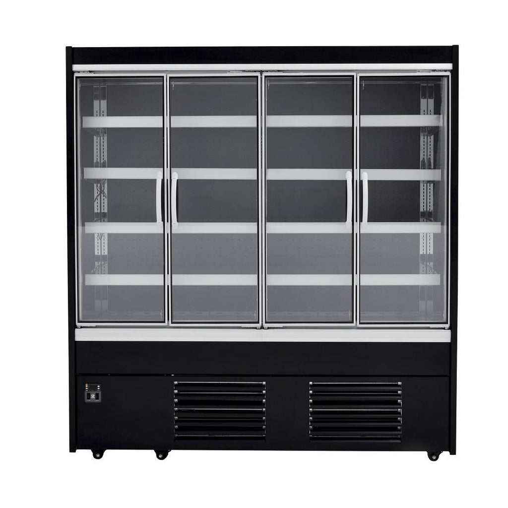 Victor Maxiline 1800mm Standard Depth Multideck With Doors MAXI180-VD-MT-G-GY - DP593 Refrigerated Merchandisers Victor