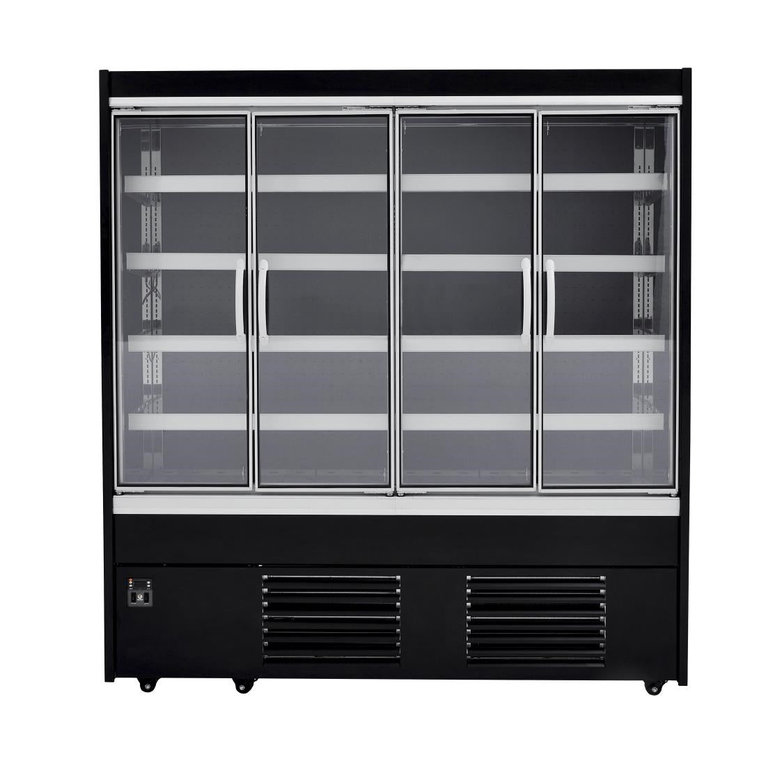 Victor Maxiline 1800mm Standard Depth Multideck With Doors MAXI180-VD-MT-G-GY - DP593 Refrigerated Merchandisers Victor