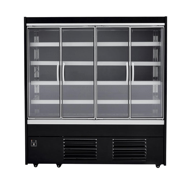 Victor Maxiline 1800mm Standard Depth Multideck With Doors MAXI180-VD-MT-G-GY - DP593 Refrigerated Merchandisers Victor