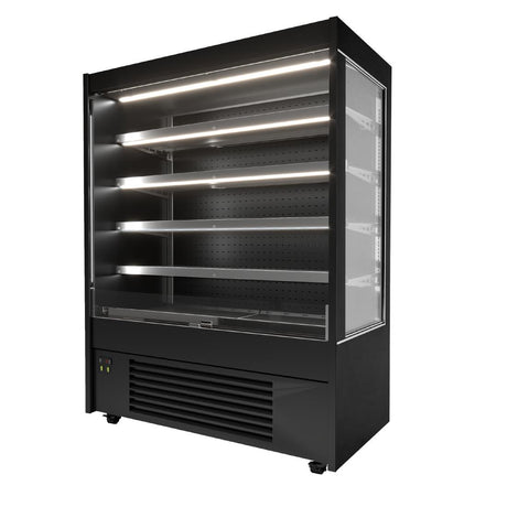 Victor Maxiline 1200mm Standard Depth Multideck With Night Blind MAXI120V-MT-G-PA - DP598 Refrigerated Merchandisers Victor