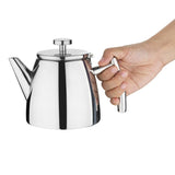 Olympia Conical Insulated Stainless Steel Teapot with Filter 600ml - DP601  Olympia   