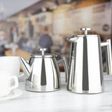 Olympia Conical Insulated Stainless Steel Teapot with Filter 600ml - DP601  Olympia   