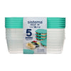 Sistema Nest It Meal Prep Containers 1.9Ltr (Pack of 5) - DP648  Sistema   