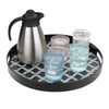 Olympia Kristallon PC Round Non Slip Tray With Handles 405mm - DP666  Olympia   