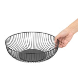 Olympia Wire Food Display Bowl Round Black 285x85mm - DP670  Olympia   