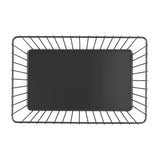 Olympia Wire Food Display Tray Rectangular Black 280x180x100mm - DP672  Olympia   