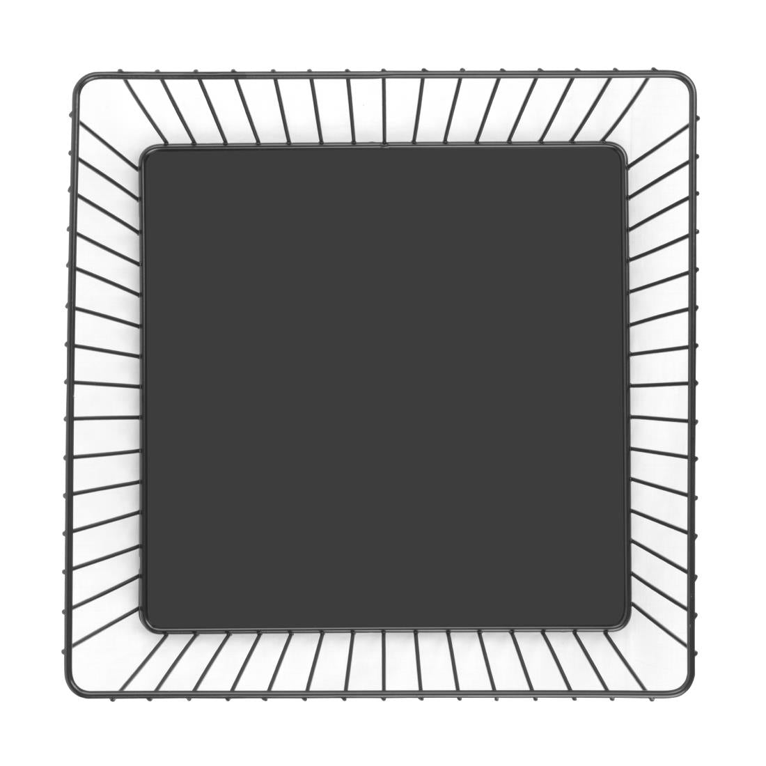 Olympia Wire Food Display Tray Square Black 280x280x100mm - DP673  Olympia   