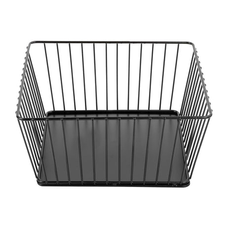 Olympia Wire Food Display Tray Square Black 230x230x100mm - DP674  Olympia   