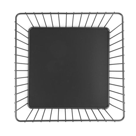 Olympia Wire Food Display Tray Square Black 230x230x100mm - DP674  Olympia   