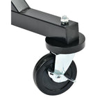 Black Garment Rail with 20 Grey Hangers - DP708  Commercial Hangers   