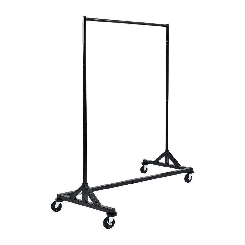 Black Garment Rail - DP707  Commercial Hangers   