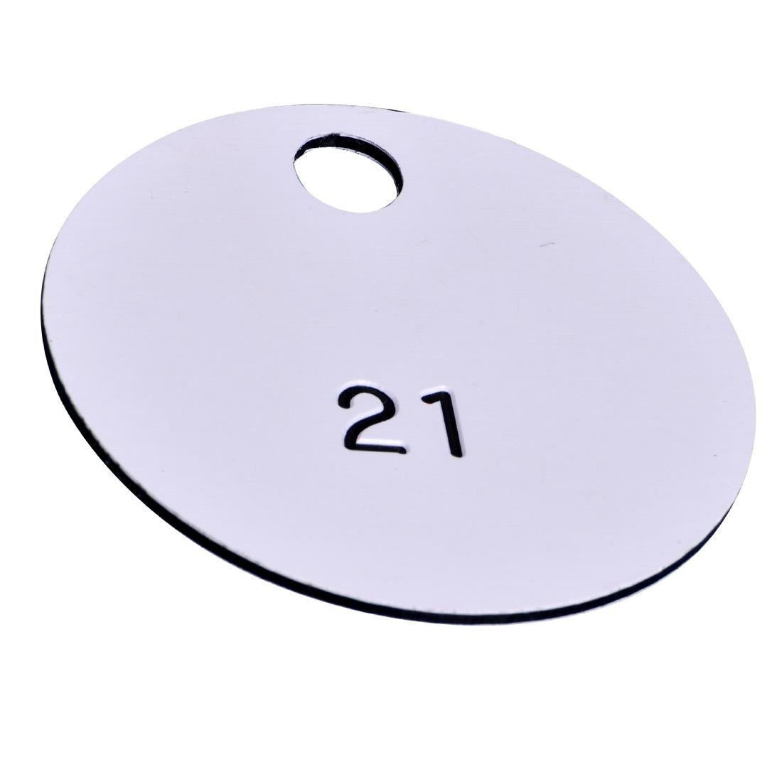Numbered Cloakroom Hangers 1-100 - DP717  Commercial Hangers   